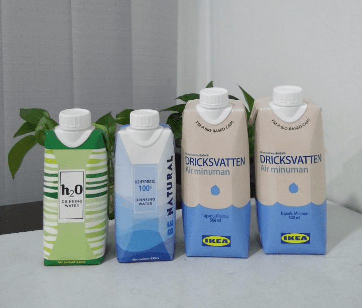Eco-friendly custom bottled water Tetra pak packaging with Arctik